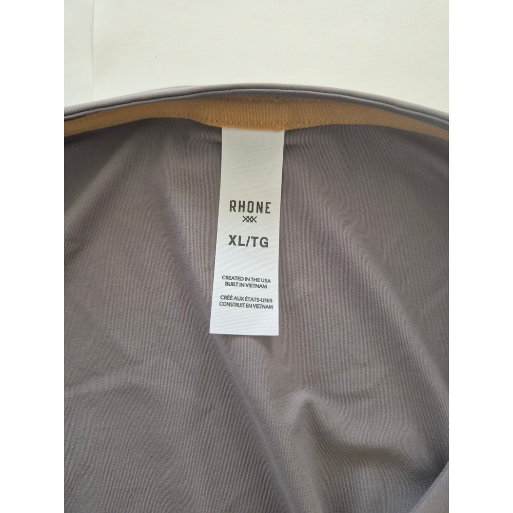 Rhone Extra Mile Short Sleeve Training Shirt Smoke Asphalt Gray Mens XL New - Picture 3 of 6